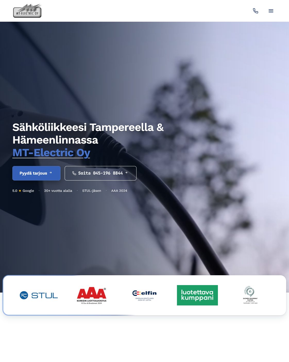 MT-Electric Oy - elfirma i Tampere och Hämeenlinna