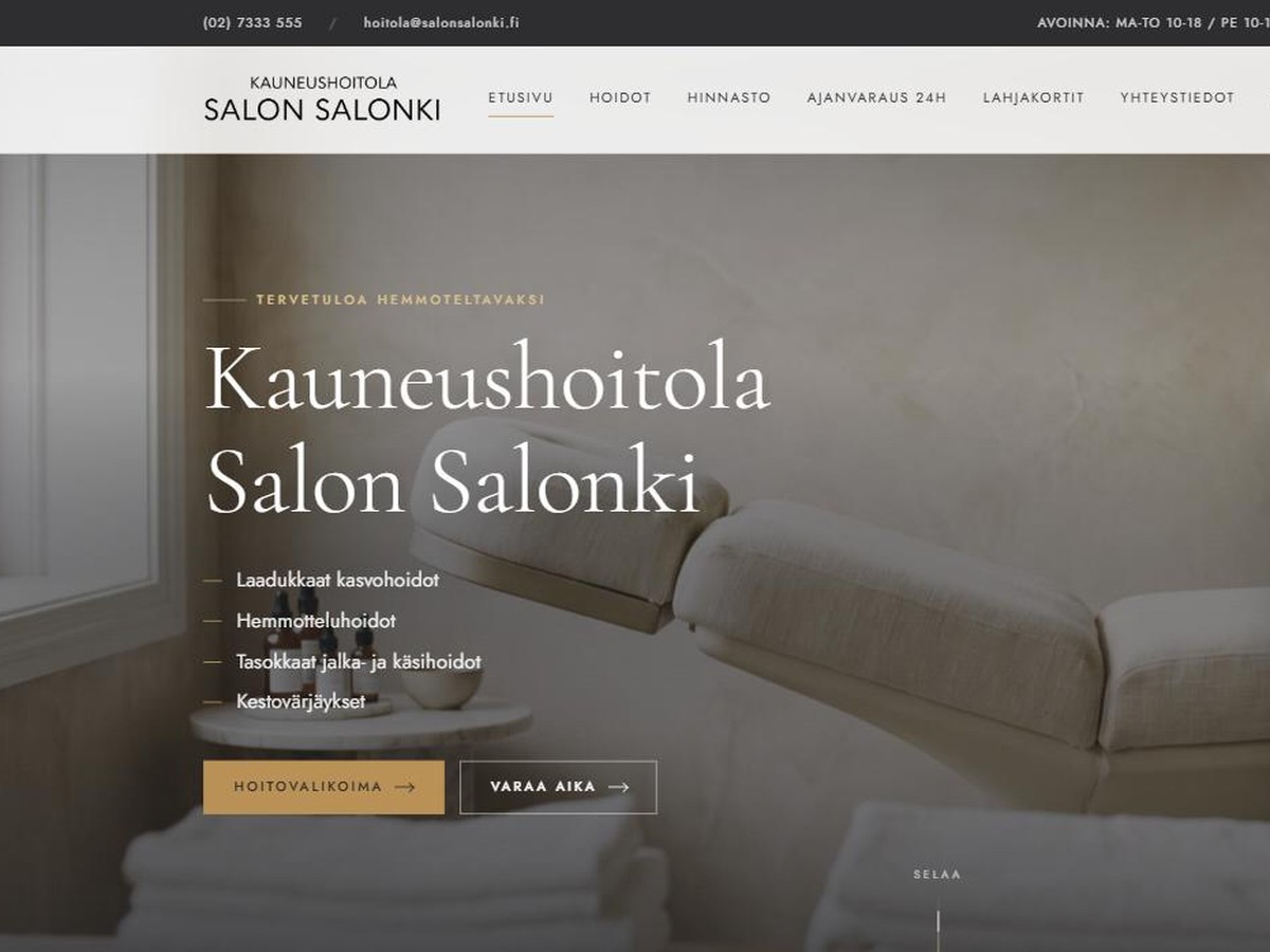 Kauneushoitola Salon Salonki - skönhetssalong i Salo