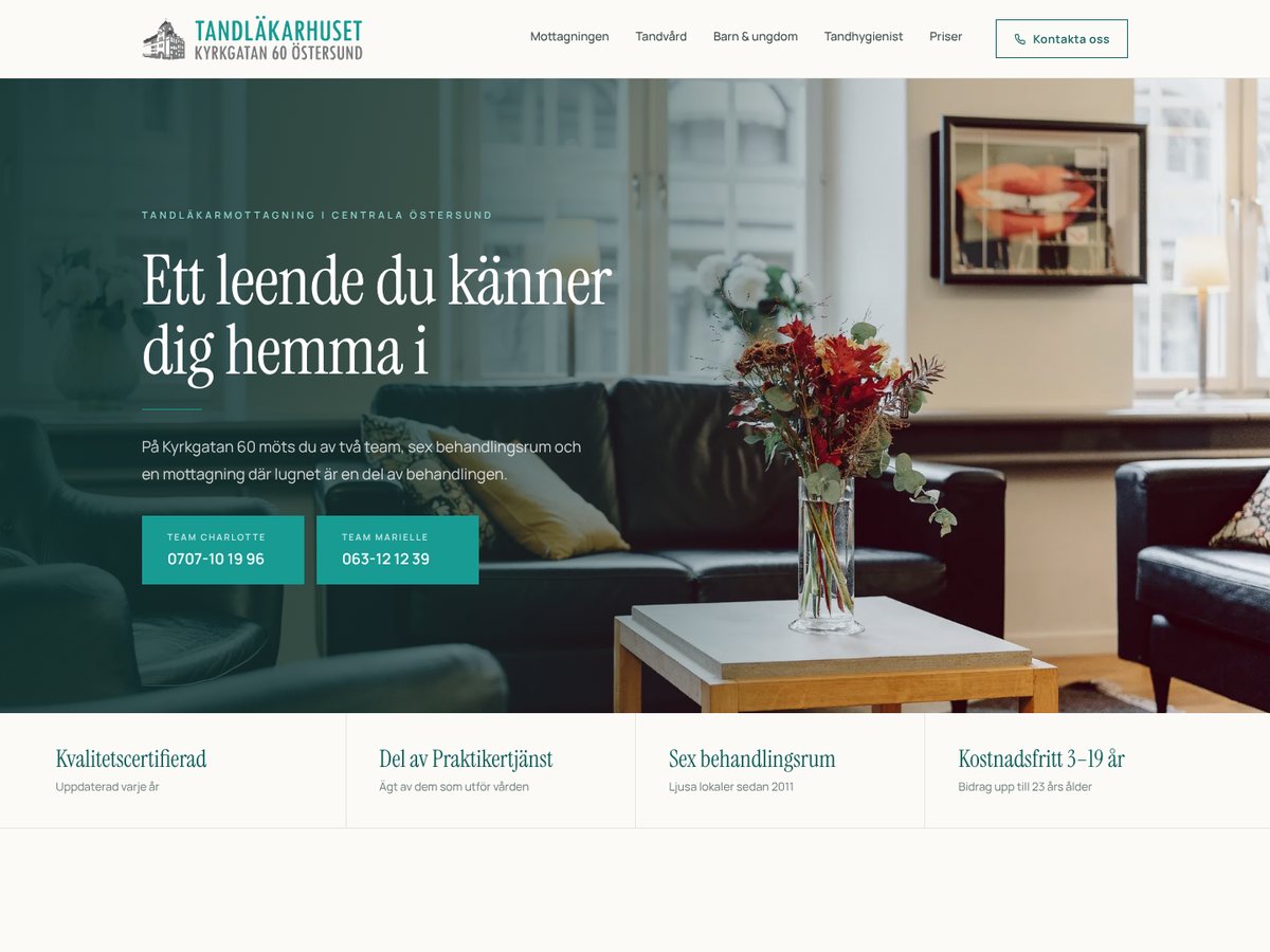 Tandläkarhuset Östersund - tandläkarmottagning